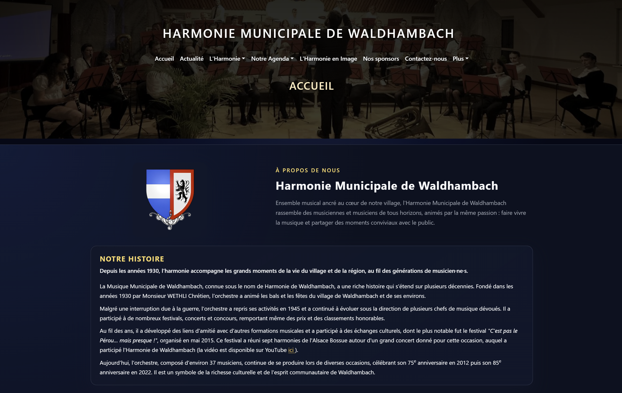 Site de l’Harmonie Municipale de Waldhambach